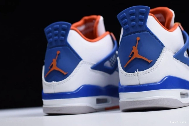 Bright Jordan White Crimson-Royal 4 Blue 308497-171 Air 0717